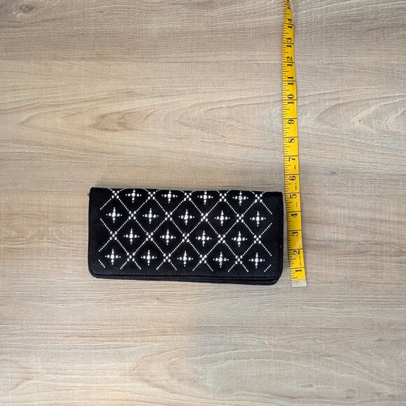 EUC White House Black Market Black Suede - Picture 3 of 6